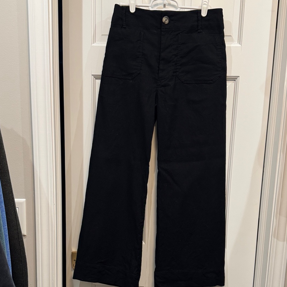 Anthropologie Maeve Colette Wide Leg  Cropped hem trouser